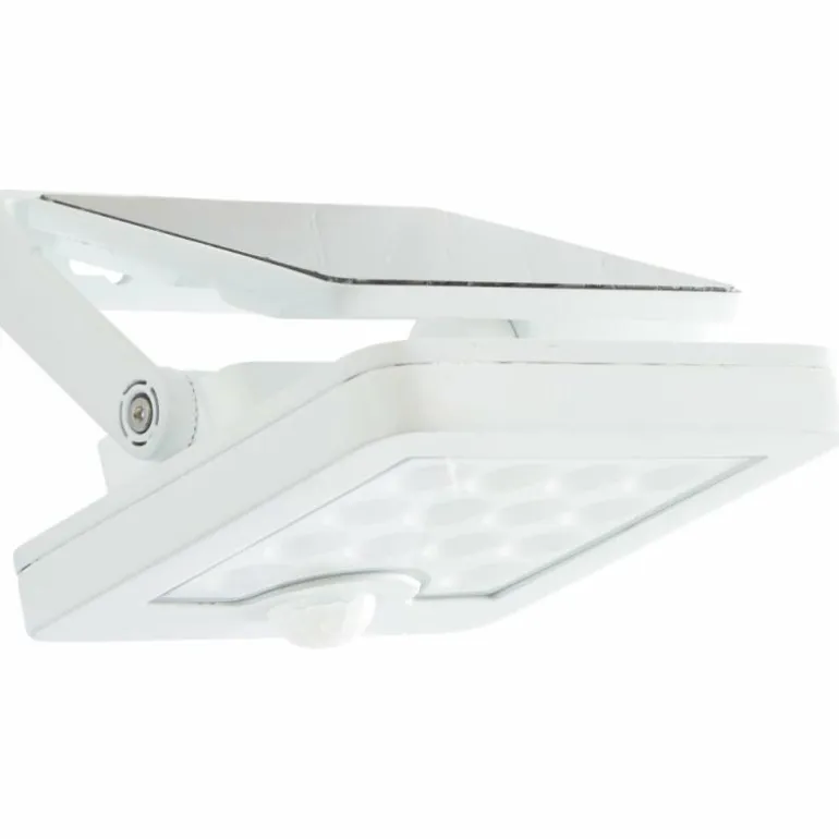 Applique murale d'extérieur Brilliant Luton LED Blanc, 1 lumière, Détecteur de mouvement