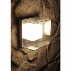 Applique murale d'extérieur Konstsmide SANREMO LED Acier inoxydable, Transparent, 9 lumières
