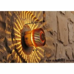 Applique murale d'extérieur Konstsmide Monza LED Bronze, 1 lumière