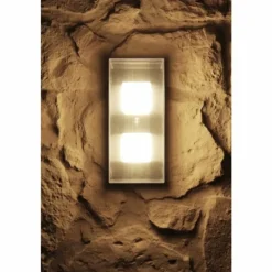 Applique murale d'extérieur Konstsmide LED Acier inoxydable, Gris, 1 lumière