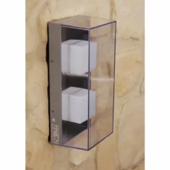 Applique murale d'extérieur Konstsmide LED Acier inoxydable, Gris, 1 lumière