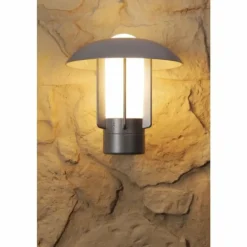 Applique murale d'extérieur Konstsmide HEIMDAL Acier inoxydable, Argenté, 1 lumière
