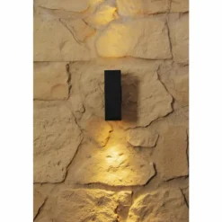 Applique murale d'extérieur Konstsmide MONZA Anthracite, Noir, 1 lumière