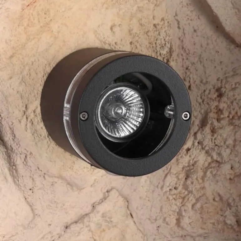 Applique murale d'extérieur LUTEC FOCUS Anthracite, 1 lumière