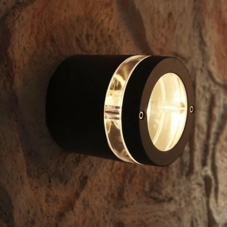 Applique murale d'extérieur LUTEC FOCUS Anthracite, 1 lumière