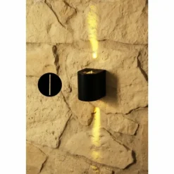 Applique murale d'extérieur Nordlux CANTO LED Noir, 2 lumières