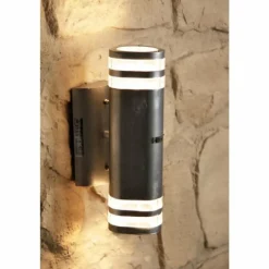 Applique murale d'extérieur Konstsmide MODENA Acier inoxydable, 2 lumières