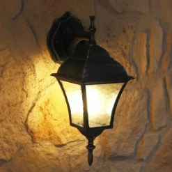 Applique murale d'extérieur Rabalux Toscana Noir