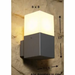 Applique murale d'extérieur Trio HUDSON Acier inoxydable, 1 lumière