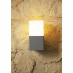 Applique murale d'extérieur Trio HUDSON Acier inoxydable, 1 lumière