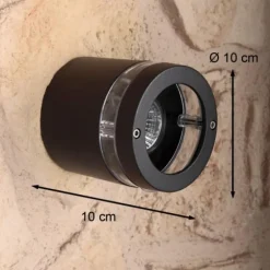 Applique murale d'extérieur LED Lutec FOCUS Anthracite, 1 lumière