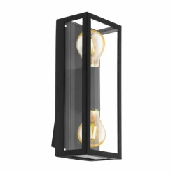 Applique murale EGLO ALAMONTE Noir, 2 lumières