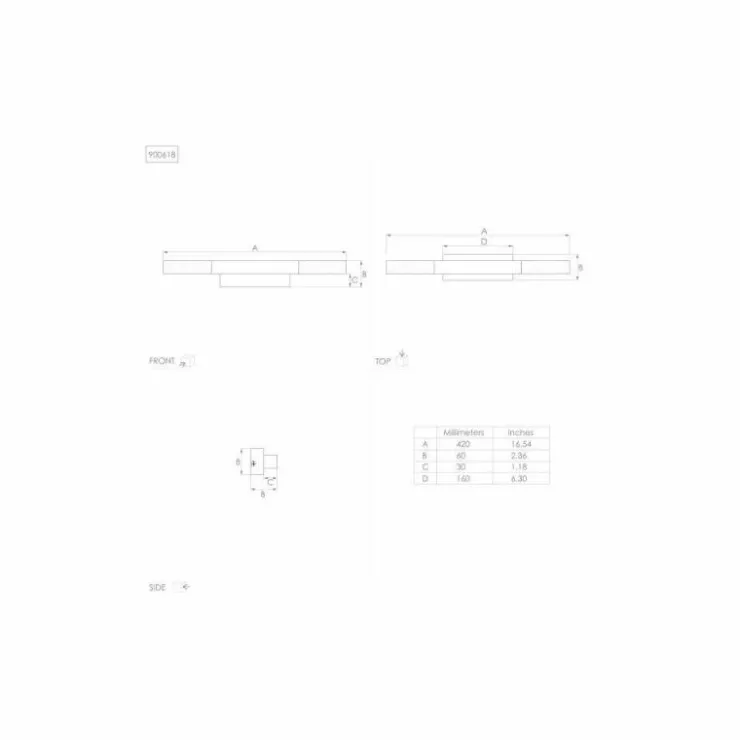 Luminaires Eglo Appliques|Applique murale Eglo ALCUDIA LED Noir, 2 lumières