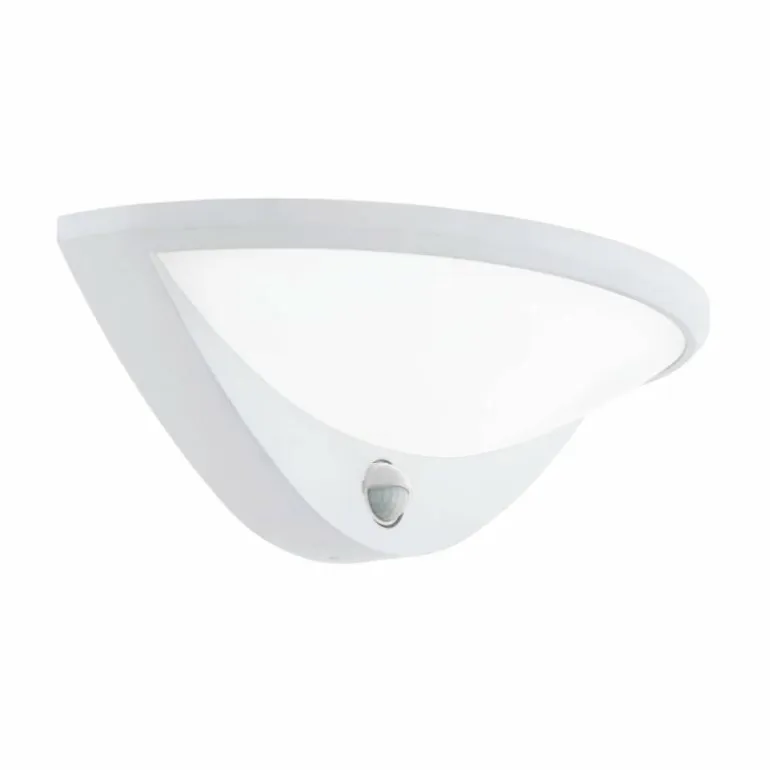 Applique murale Eglo BELCREDA LED Blanc, 1 lumière, Détecteur de mouvement