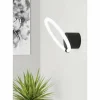 Luminaires Eglo Appliques|Applique murale Eglo CARANACOA LED Noir, 1 lumière