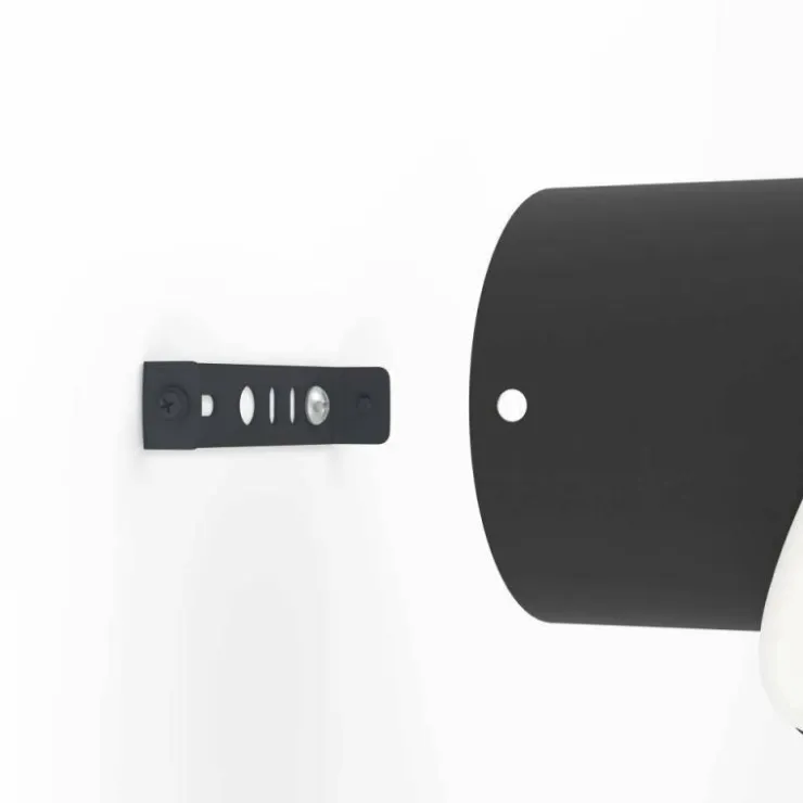 Luminaires Eglo Appliques|Applique murale Eglo CARANACOA LED Noir, 1 lumière