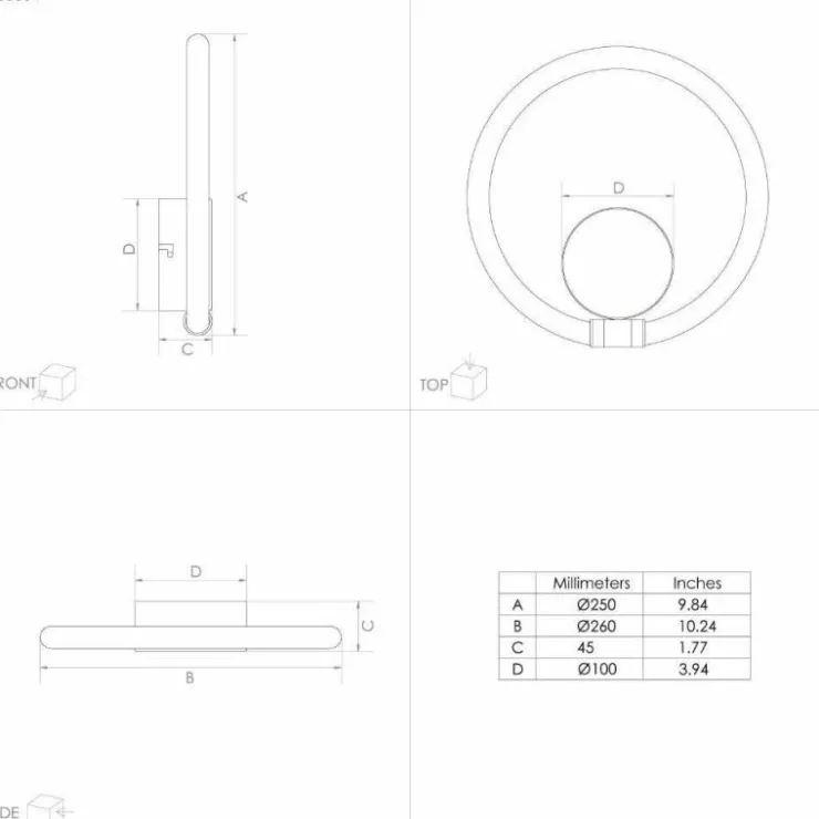 Luminaires Eglo Appliques|Applique murale Eglo CARANACOA LED Noir, 1 lumière