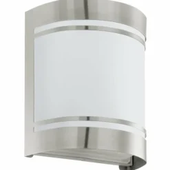 Applique murale Eglo CERNO Acier inoxydable, 1 lumière