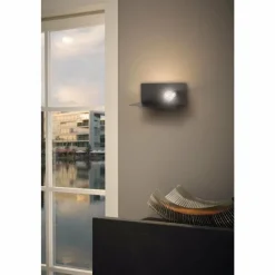 Luminaires Eglo Appliques|Applique murale EGLO CIGLIE Noir, 1 lumière