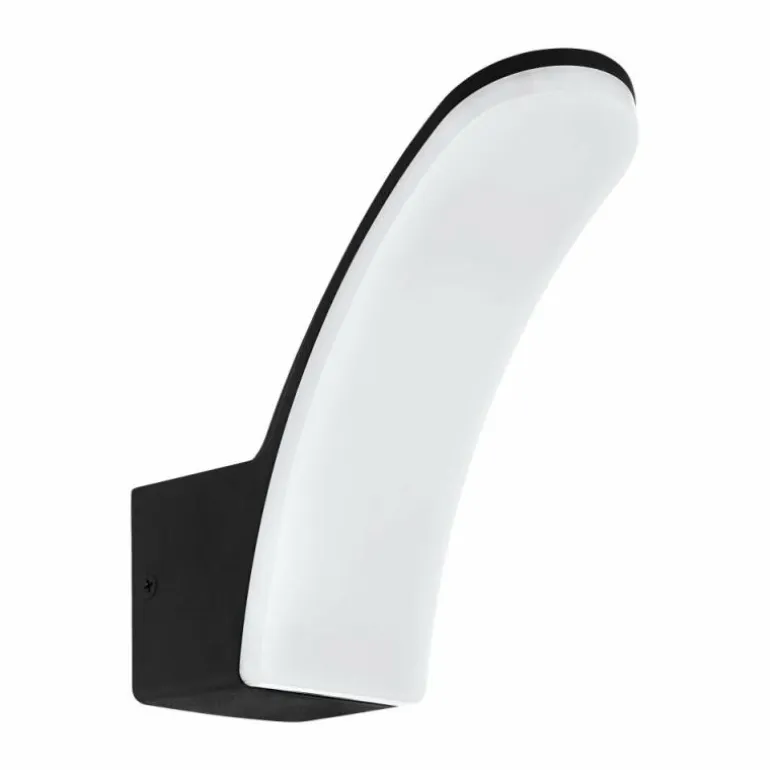 Applique murale EGLO FIUMICINO LED Noir, 1 lumière