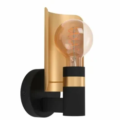 Luminaires Eglo Appliques|Applique murale Eglo HAYES Laiton, Noir, 1 lumière