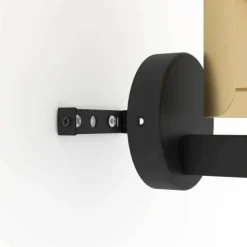 Luminaires Eglo Appliques|Applique murale Eglo HAYES Laiton, Noir, 1 lumière