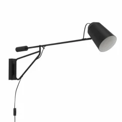 Luminaires Eglo Appliques|Applique murale Eglo LORETO Noir, Blanc, 1 lumière