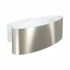 Luminaires Eglo Éclairage Led|Applique murale EGLO MACCACARI LED Nickel mat, Blanc, 1 lumière