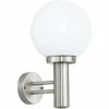 Applique murale Eglo NISIA Acier inoxydable, 1 lumière