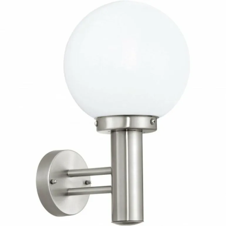 Applique murale Eglo NISIA Acier inoxydable, 1 lumière