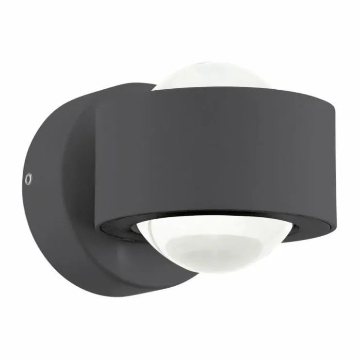 Luminaires Eglo Éclairage Led|Applique murale Eglo ONO 2 LED Anthracite, 2 lumières