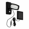 Applique murale EGLO PALIZZI LED Noir, 1 lumière, Détecteur de mouvement