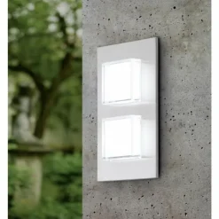 Luminaires Eglo Appliques|Applique murale Eglo PIAS LED Acier inoxydable