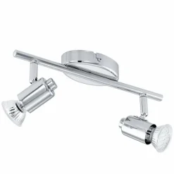 Luminaires Eglo Éclairage Led|Applique murale Eglo Rosaro 1 LED Chrome, 2 lumières