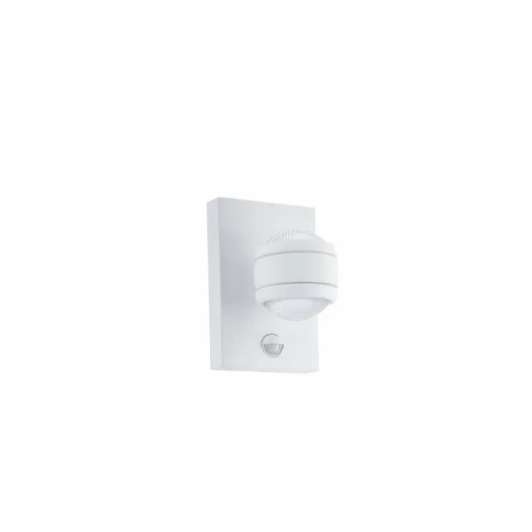 Applique murale Eglo SESIMBA 1 LED Blanc, 2 lumières, Détecteur de mouvement