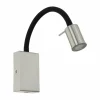 Luminaires Eglo Éclairage Led|Applique murale Eglo TAZZOLI LED Nickel mat, 1 lumière