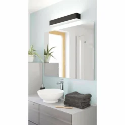 Luminaires Eglo Éclairage Led|Applique murale Eglo-Leuchten SANIA LED Noir, Blanc, 1 lumière