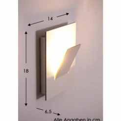 Luminaires Eva Luz Éclairage Led|Applique murale Eva Luz Alpha LED Blanc, 1 lumière