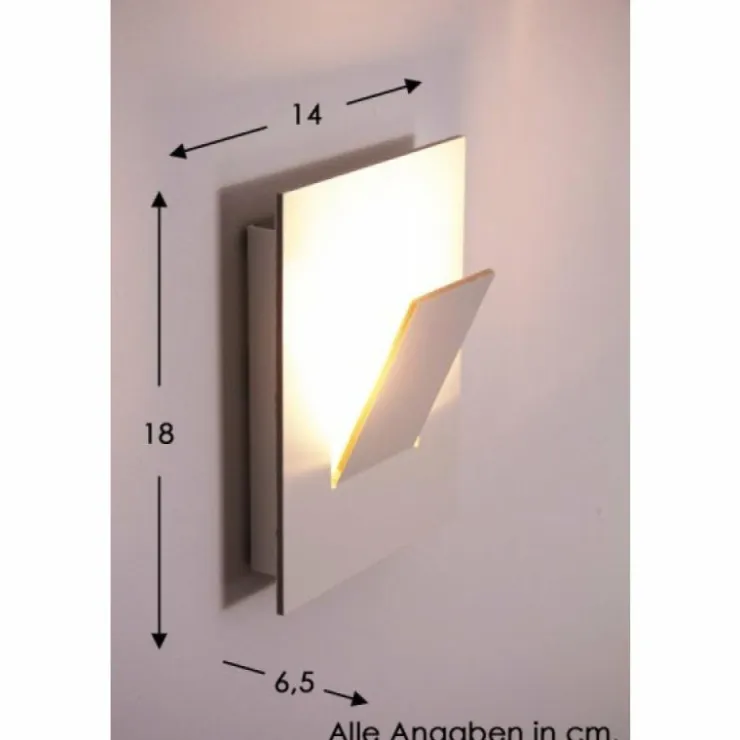Luminaires Eva Luz Éclairage Led|Applique murale Eva Luz Alpha LED Blanc, 1 lumière