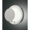 Luminaires Fabas Luce Éclairage Led|Applique murale Fabas Luce Fullmoon LED Blanc, 1 lumière