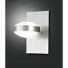 Luminaires Fabas Luce Éclairage Led|Applique murale Fabas Luce Mill LED Nickel mat, 1 lumière