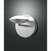 Luminaires Fabas Luce Éclairage Led|Applique murale Fabas Luce Hale LED Aluminium, Acier inoxydable, 1 lumière