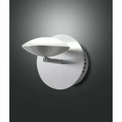 Luminaires Fabas Luce Éclairage Led|Applique murale Fabas Luce Hale LED Aluminium, Acier inoxydable, 1 lumière