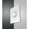 Luminaires Fabas Luce Éclairage Led|Applique murale Fabas Luce Swan LED Blanc, 1 lumière