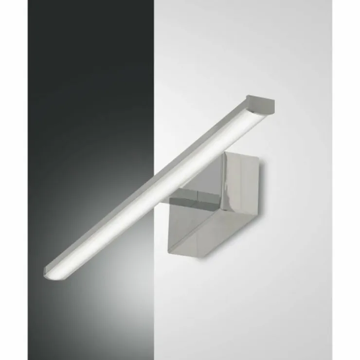 Luminaires Fabas Luce Éclairage Led|Applique murale Fabas Luce Nala LED Chrome, 1 lumière
