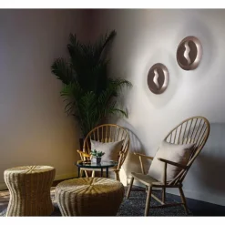 Luminaires Fabas Luce Appliques|Applique murale Fabas Luce Ceva LED Rouille, 1 lumière