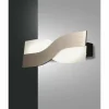 Luminaires Fabas Luce Éclairage Led|Applique murale Fabas Luce Riace LED Bronze, 1 lumière, Changeur de couleurs