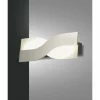 Luminaires Fabas Luce Appliques|Applique murale Fabas Luce Riace LED Aluminium, 1 lumière