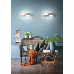 Luminaires Fabas Luce Éclairage Led|Applique murale Fabas Luce Riace LED Bronze, 1 lumière