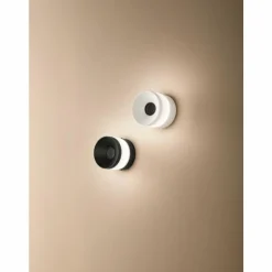 Luminaires Fabas Luce Éclairage Led|Applique murale Fabas Luce Billie LED Noir, 1 lumière